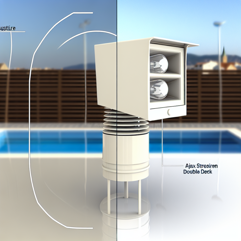 Ajax StreetSiren Double Deck white EU – Elegante und effektive Außensirene